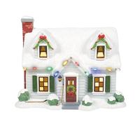 Department 56 Peanuts Village Peppermint Patty The Reichardt House Lumineux Building 18 cm Multicolore
