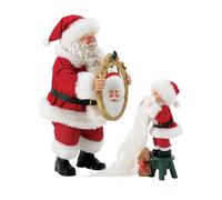 Department 56 Possible Dreams Christmas Traditions Ensemble de figurines Père Noël Seeing is Believing 26,7 cm Multicolore