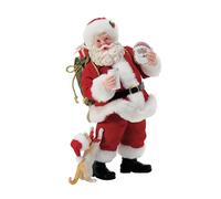 Department 56 Possible Dreams Figurine de Chat avec griffoir Motif Père Noël et Ses Animaux de Compagnie Multicolore 26,7 cm