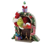 Department 56 Possible Dreams Figurine Dr. Seuss The Grinch Up The Chimbley Multicolore 27,9 cm