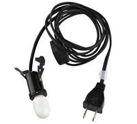 Department 56 Village Accessories Black Single Cord Set with Light 4035315 120V