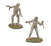 Department 56 Village Halloween Accessories Mummies Parade Figurine Multicolore 8,9 cm