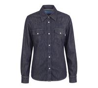 Department Five - Camicia Texana Slim - Femme - Blouses et Chemises - Bleu - Taille: 42 FR