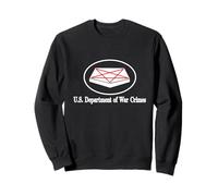 Department of War Crimes Parodie Sarcastique Satire Militaire Sweatshirt