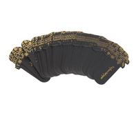 Dépassement des testeurs de parfum jetable 100pcs noir pour le jugement et l'évaluation de l'huile essentielle, Bookmarks de test de parfum portable