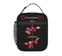 Depeche Cool Mode Groupe de Rock Heavy Metal Sac à Lunch Thermique isolé pour Femmes Sac à Lunch Portable Range pour Pique-en Plein air Boîte de Nourriture