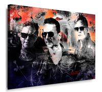 Depeche mode-impression sur toile montée sur châssis fotoleinwand24 tableau sur toile de style pop art (arts décoration-photos
