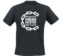 Depeche Mode Master and Servant Homme T-Shirt Manches Courtes Noir L