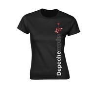 DEPECHE MODE - VIOLATOR SIDE ROSE BLACK T-Shirt, Girlie Womens: 12