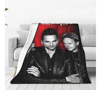 Depeche Muic in Mode Couvertures chaudes en flanelle douce pour toutes saisons 101,6 x 76,2 cm