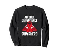 Dépendance à l'alcool Super-héros Survivor Warrior Sweatshirt