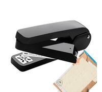 Dépenses du livret : tournez l'agrafeuse de bureau, agrafeuse rotative de bureau | Gapante de papier de haute capacité, agrafeuse longue portée, agrafeuse de brochures de service intensif