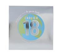 Depesche 0011694-002 Carte de vœux pop-up pour 18e anniversaire avec musique et éléments lumineux et inscription originale 15,5 x 15,5 cm