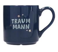 Depesche 0013594-030 Tasse préférée, motif n° 30, avec inscription en allemand (300 ml), en porcelaine, partiellement avec feuille dorée et impression intérieure