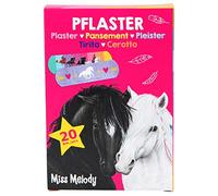 Depesche 10731 Mlle Melody Lot de 20 pansements pour enfants 2 x 7 cm