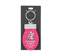 Depesche 11348-009 Porte-clés Ange Gardien en Feutre Rose et métal Porte-Bonheur comme Petit Cadeau pour Les Proches en déplacement