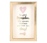 Depesche 11625-017 Cadre photo avec compliment, petit cadre décoratif avec joli dicton d'environ 8,4 x 5,8 x 1,9 cm, idéal comme cadeau ou petite attention