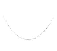 Depesche 11783-001 Collier de Petits Liens, argenté, Longueur Variable à Porter (42 cm + 5 cm), idéal comme Petit Cadeau
