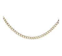 Depesche 11783-006 Collier de Grands Liens, doré, Longueur Variable à Porter (42 cm + 5 cm), idéal comme Petit Cadeau