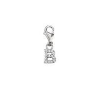 Depesche 11785-003 Charms Express Yourself - Pendentif pour Colliers et Bracelets, Lettre B, argenté, comme Petit Cadeau