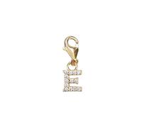 Depesche 11785-010 Charms Express Yourself - Pendentif pour Colliers et Bracelets, Lettre E,doré, comme Petit Cadeau