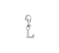 Depesche 11785-023 Charms Express Yourself - Pendentif pour Colliers et Bracelets, Lettre L, argentée, comme Petit Cadeau