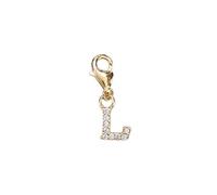 Depesche 11785-024 Charms Express Yourself - Pendentif pour Colliers et Bracelets, Lettre L,doré, comme Petit Cadeau