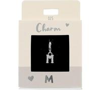 Depesche 11785-025 Charms Express Yourself - Pendentif pour Colliers et Bracelets, Lettre M, argenté, comme Petit Cadeau