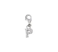 Depesche 11785-029 Charms Express Yourself-Pendentif pour Colliers et Bracelets, Lettre P, argenté, comme Petit Cadeau, Multicolored