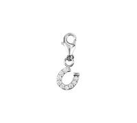 Depesche 11785-041 Charms Express Yourself - Pendentifs pour Colliers et Bracelets, Fer à Cheval, argenté, comme Petit Cadeau