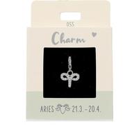 Depesche 11785-055 Charms Express Yourself - Pendentifs pour Colliers et Bracelets, bélier, argenté, comme Petit Cadeau