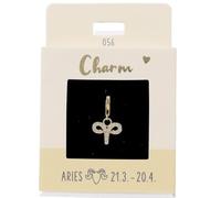 Depesche 11785-056 Charms Express Yourself - Pendentifs pour Colliers et Bracelets, bélier, doré, comme Petit Cadeau