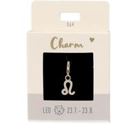 Depesche 11785-064 Charms Express Yourself - Pendentif pour Colliers et Bracelets, Lion, doré, comme Petit Cadeau