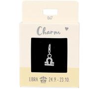 Depesche 11785-067 Charms Express Yourself - Pendentif pour Collier et Bracelet, Balance, argenté, comme Petit Cadeau