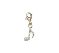 Depesche 11785-081 Charms Express Yourself - Pendentifs pour Colliers et Bracelets, Note, doré, comme Petit Cadeau