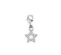 Depesche 11785-086 Charms Express Yourself - Pendentifs pour Colliers et Bracelets, étoile, argenté, comme Petit Cadeau