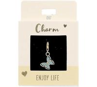 Depesche 11785-087 Charms Express Yourself-Pendentif pour Colliers et Bracelets, Papillon,doré, comme Petit Cadeau, Multicolored, Normal