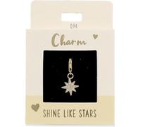 Depesche 11785-094 Charms Express Yourself - Pendentif pour Collier et Bracelet, étoile, doré, comme Petit Cadeau