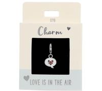 Depesche 11785-098 Charms Express Yourself-Pendentif pour Collier et Bracelet, Bulle, argenté, comme Petit Cadeau, Multicolored, Normal