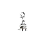 Depesche 11785-102 Charms Express Yourself - Pendentifs pour Colliers et Bracelets, éléphant, argenté, comme Petit Cadeau