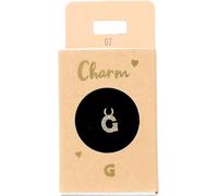 Depesche 11834-007 Charm Lettre G, Pendentif doré pour Colliers, Bracelets et Boucles d'oreilles, idéal comme Petit Cadeau