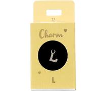 Depesche 11834-012 Charm Lettre L, Pendentif doré pour Colliers, Bracelets et Boucles d'oreilles, idéal comme Petit Cadeau