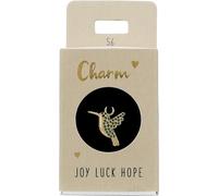 Depesche 11834-056 Charm Colibri, Pendentif doré pour Colliers, Bracelets et Boucles d'oreilles, idéal comme Petit Cadeau