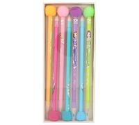 Depesche 11950 TOPModel-Set différents Designs de modèles, avec 7 Crayons de Couleurs Vives et Un Topper Pompom Doux pour chacun, Multicolore