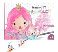 Depesche 12012 Princess Mimi - Livre de coloriage de 48 Pages pour créer des Motifs de Princesses et de poneys, avec des Images préimprimées, des textes et des Exercices de coloriage