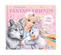 Depesche TOPModel 12072 Iceworld – Livre de coloriage 24 p. · planche d'autocollants incluse