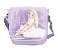 Depesche 12251 TOPModel Ballet-Sac à bandoulière en Lilas avec Paillettes, Petite Poche avec Fermeture éclair et Bretelles réglables en Longueur