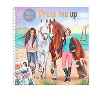 Depesche 12287 Miss Melody Dress me up-Livre 24 Pages pour créer des Motifs de Chevaux, Cahier de coloriage avec 11 Feuilles d'autocollants, Multicoloured, Length: 1.2 cm Width: 17.5 cm Height: 18 cm