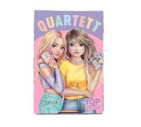 Depesche – Jeu de cartes Quartet TOPModel 12394 – 32 cartes colorées, motifs, 2–3 joueurs