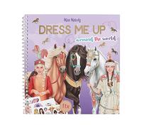 Depesche 12431 Miss Melody Dress Me Up Around The World - Livre d'autocollants avec 24 Pages pour créer des Motifs de Chevaux, y Compris 11 Feuilles d'autocollants